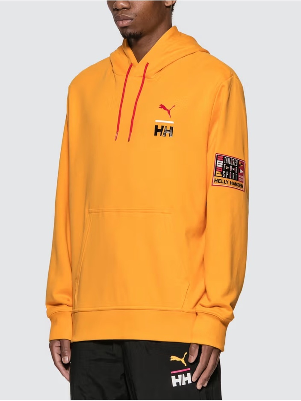 Helly Hansen Men’s Orange Logo Hoodie